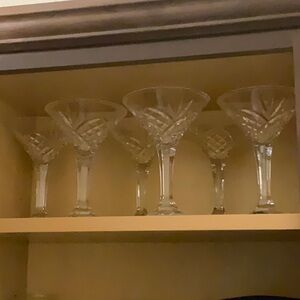 Crystal Martini Glass Set - 12